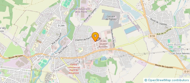 localisation de l'entreprise OM LOGEMENTS  CHAVANOZ