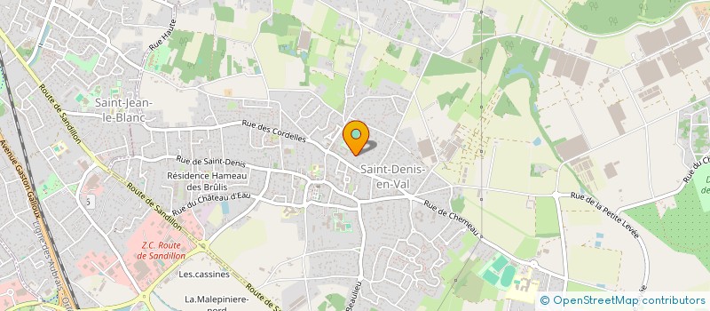 localisation de l'entreprise OM MDBI 45 à SAINT-DENIS-EN-VAL