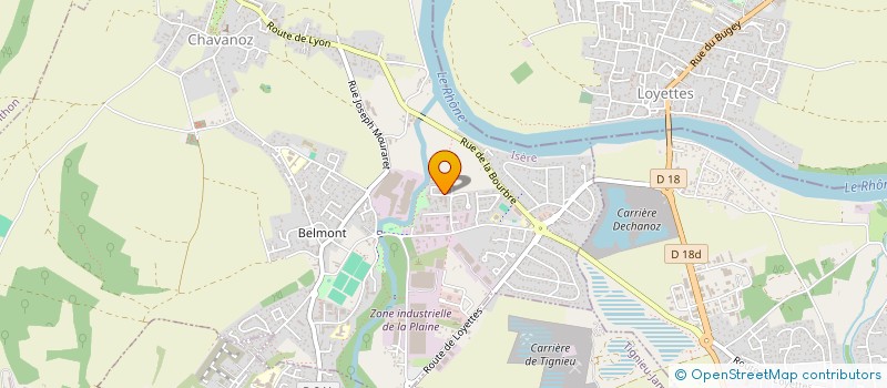 localisation de l'entreprise OM MEGEVE L'ALTIMA  CHAVANOZ