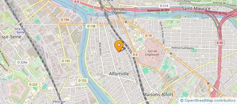 localisation de l'entreprise OM MY YOGA  ALFORTVILLE