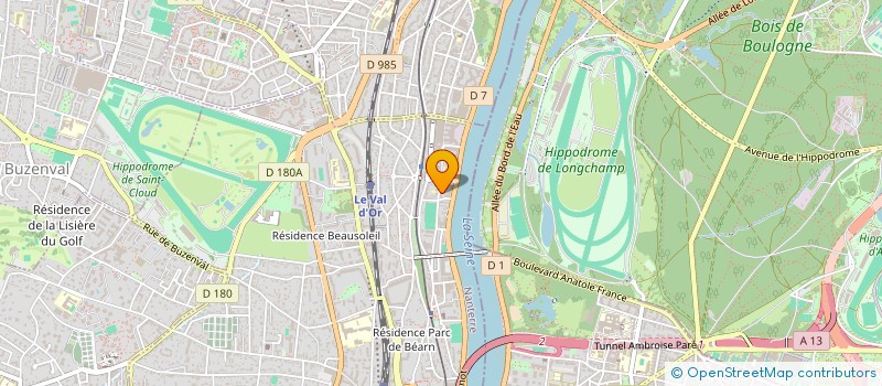 localisation de l'entreprise OM OUVERTURE MEDIAS à SAINT-CLOUD