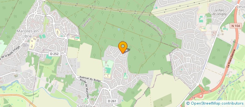 localisation de l'entreprise OM PARTS DISTRIBUTION  SANTENY