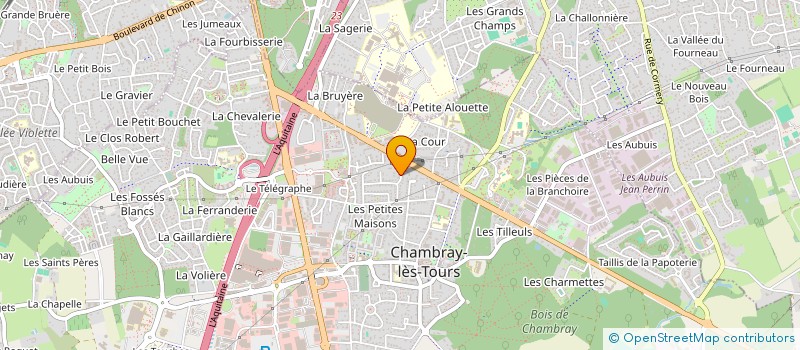 localisation de l'entreprise OM PRANA  CHAMBRAY-LES-TOURS