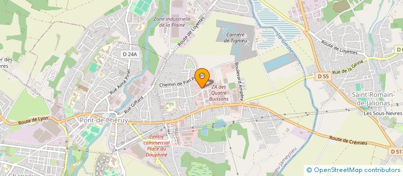 localisation de l'entreprise OM PROPERTIES  CHAVANOZ