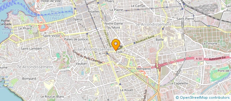 localisation de l'entreprise OM PROVENCE à MARSEILLE