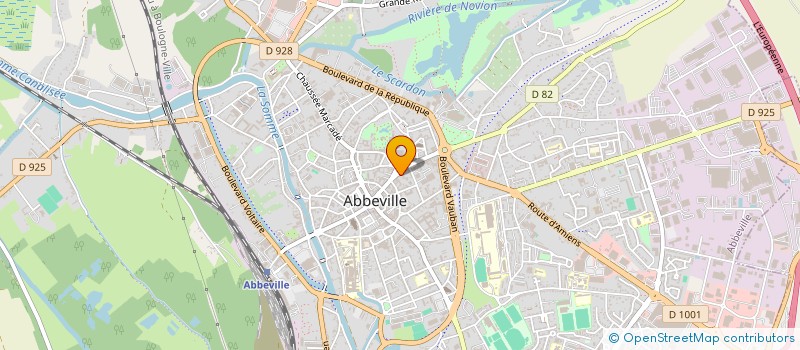 localisation de l'entreprise OM SAI à ABBEVILLE