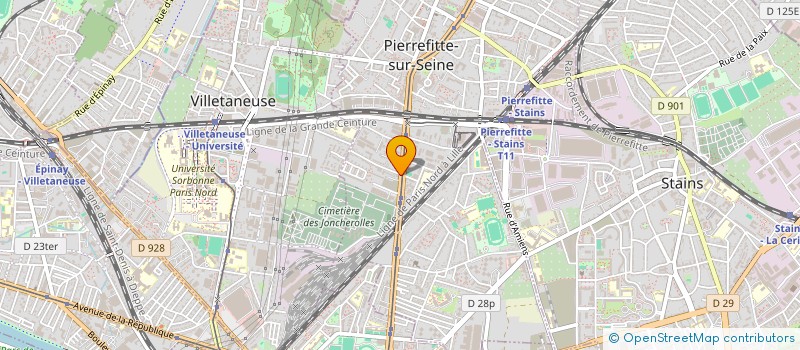 localisation de l'entreprise OM SAI SHARAVANA MULTISERVICES à PIERREFITTE SUR SEINE