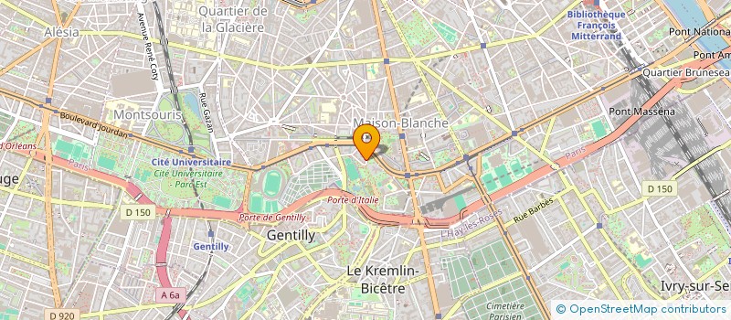 localisation de l'entreprise OM SANTI SARL  PARIS