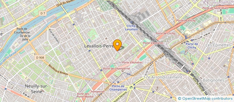 localisation de l'entreprise OM SHAKTHI à LEVALLOIS-PERRET