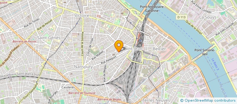 localisation de l'entreprise OM SWEET OM YOGA BORDEAUX  BORDEAUX