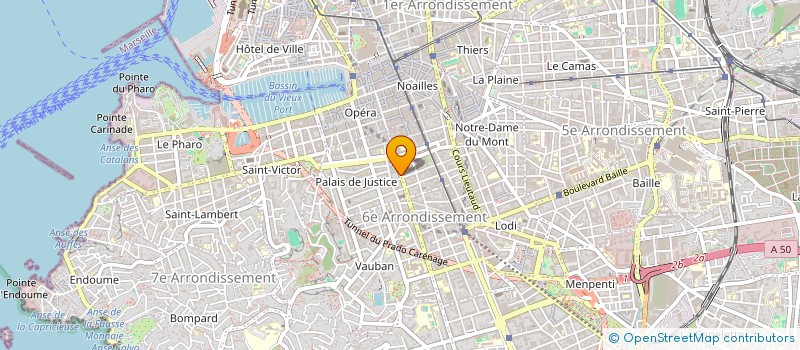localisation de l'entreprise OM TRAVAUX FORESTIER à MARSEILLE