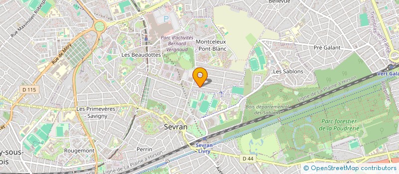 localisation de l'entreprise OM YOGA SANTE STUDIO à SEVRAN
