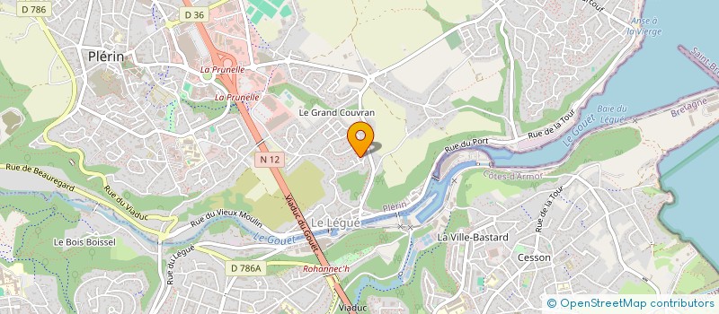 localisation de l'entreprise OM22  PLERIN