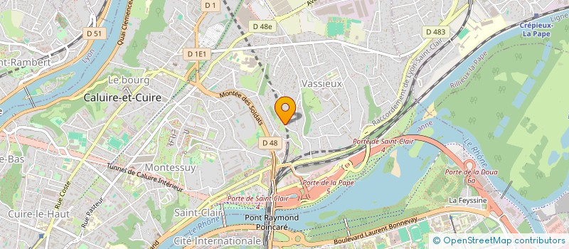 localisation de l'entreprise OMA  CALUIRE-ET-CUIRE