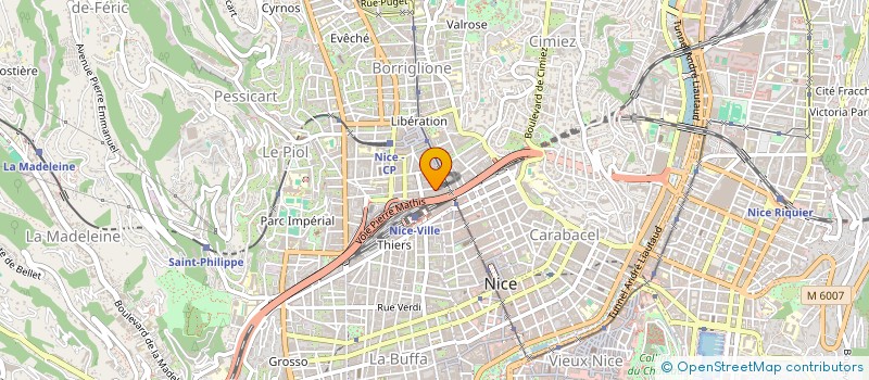 localisation de l'entreprise OMA à NICE