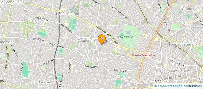 localisation de l'entreprise OMA à BORDEAUX