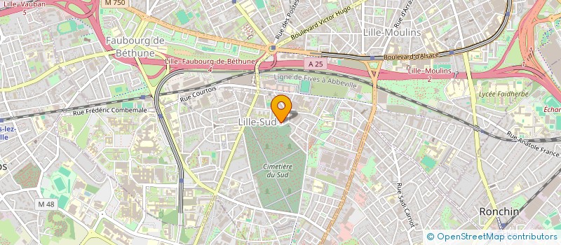 localisation de l'entreprise OMA à LILLE