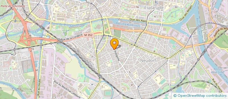 localisation de l'entreprise OMA AUGUSTA à STRASBOURG