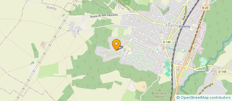 localisation de l'entreprise OMA BATIMENT  ETRECHY