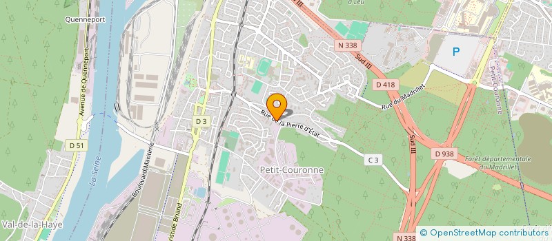 localisation de l'entreprise OMA & CO  PETIT-COURONNE