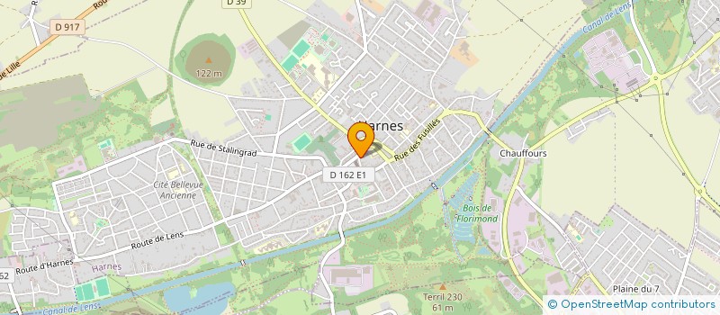 localisation de l'entreprise OMA COIFFURE  HARNES