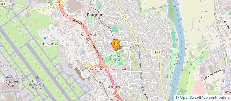 localisation de l'entreprise OMA D'OR  BLAGNAC