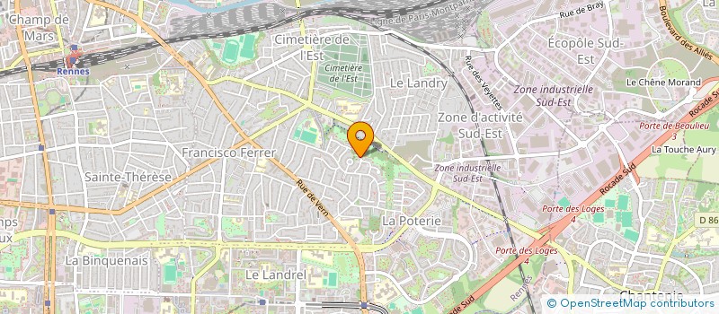 localisation de l'entreprise OMA FIBRE  RENNES