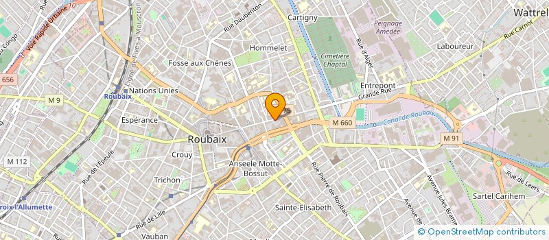 localisation de l'entreprise OMA RESEAU ET TELECOM  MARSEILLE