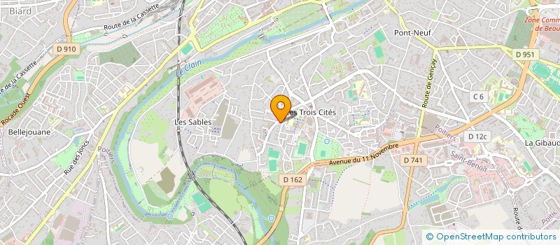 localisation de l'entreprise OMA SERVICES  POITIERS