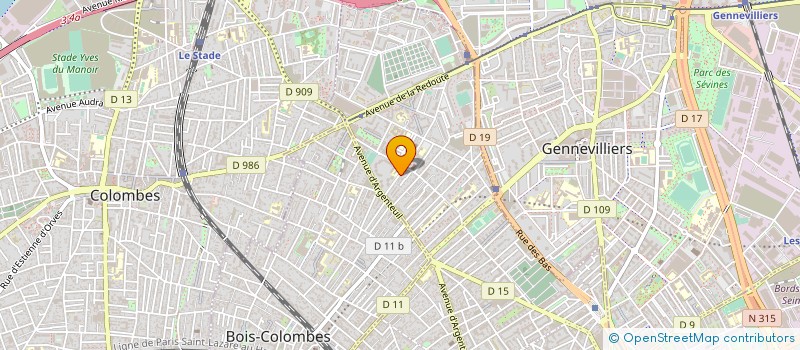 localisation de l'entreprise OMABP à ASNIERES-SUR-SEINE