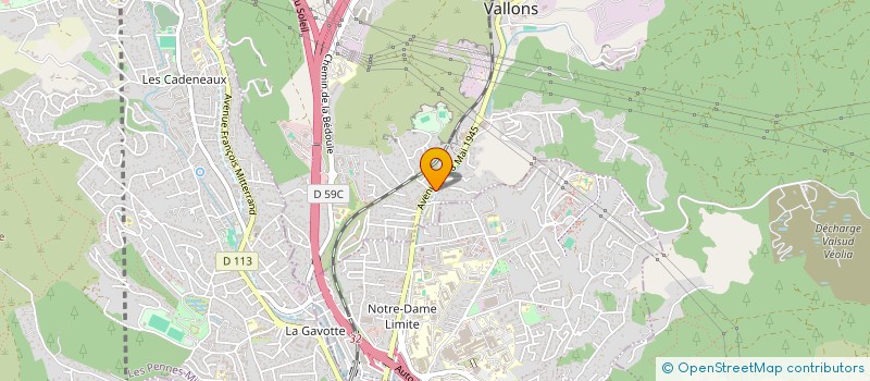 localisation de l'entreprise OMAC à SEPTEMES-LES-VALLONS
