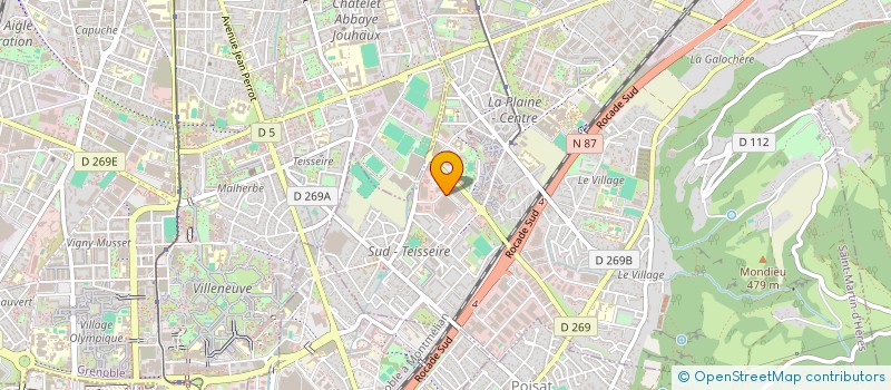 localisation de l'entreprise OMAEL  SAINT-MARTIN-D'HERES