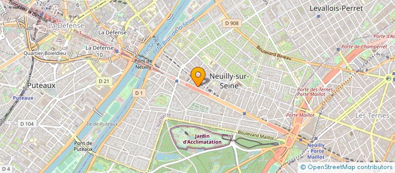 localisation de l'entreprise OMAHA à NEUILLY-SUR-SEINE