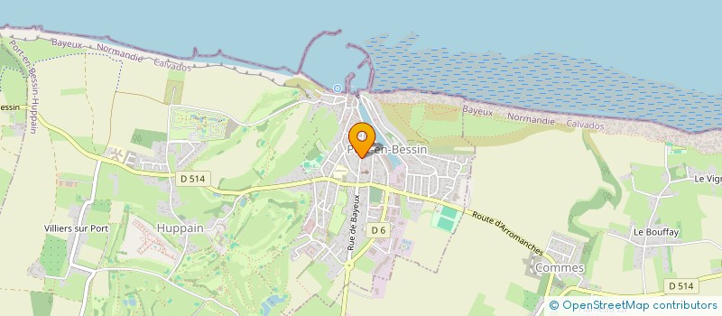 localisation de l'entreprise OMAHA GITES à PORT-EN-BESSIN-HUPPAIN