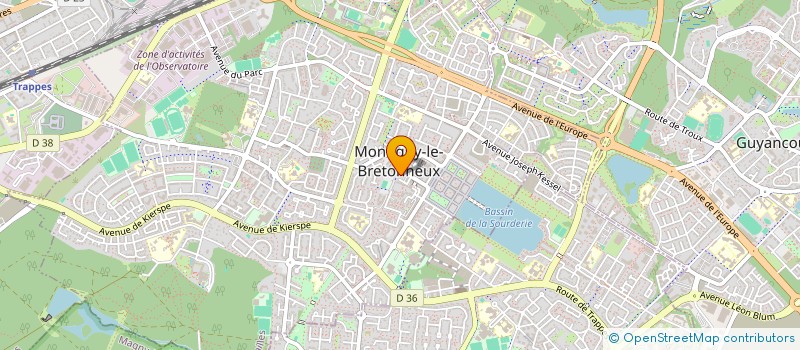 localisation de l'entreprise OMAHASUN à MONTIGNY-LE-BRETONNEUX