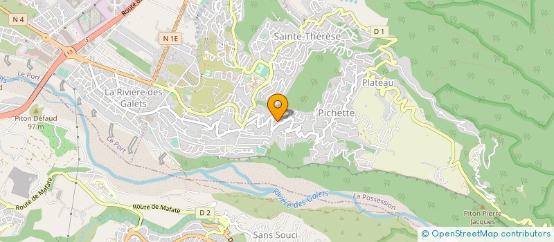 localisation de l'entreprise OMAIDO à LA POSSESSION