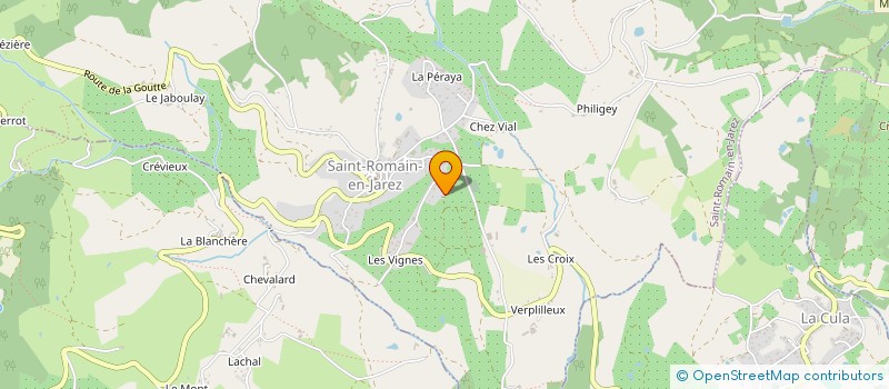localisation de l'entreprise OMAJ  SAINT-ROMAIN-EN-JAREZ