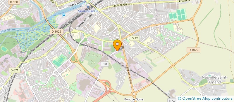 localisation de l'entreprise OMALA à SAINT QUENTIN
