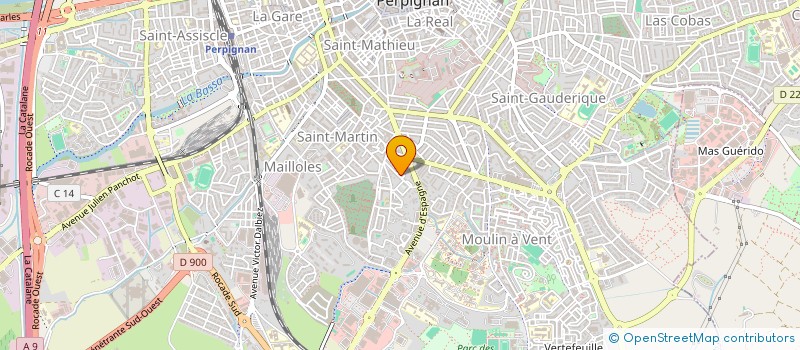 localisation de l'entreprise OMALOU  PERPIGNAN