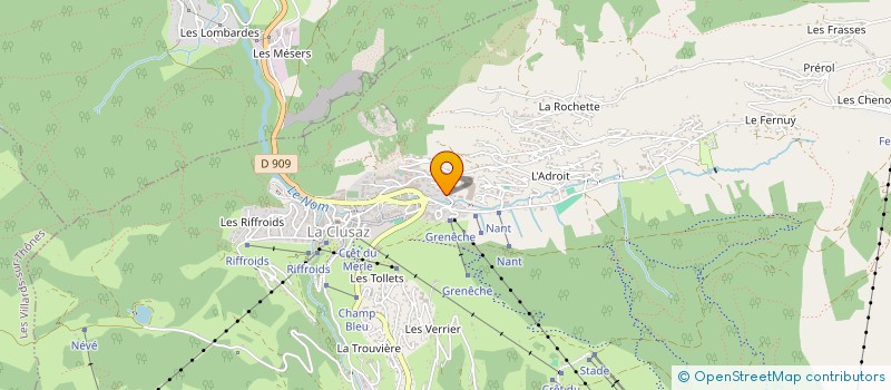 localisation de l'entreprise OMALP à LA CLUSAZ