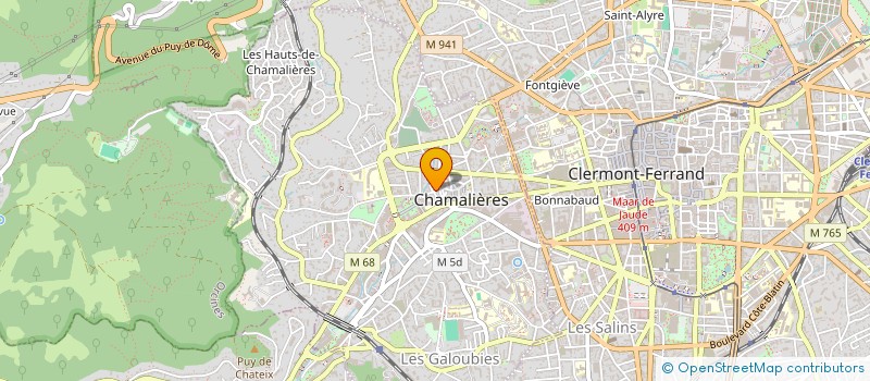 localisation de l'entreprise OMALYMMO  CHAMALIERES