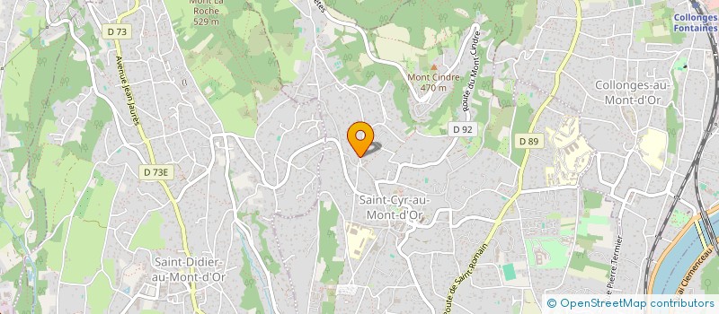 localisation de l'entreprise OMAMORI MB  SAINT-CYR-AU-MONT-D'OR
