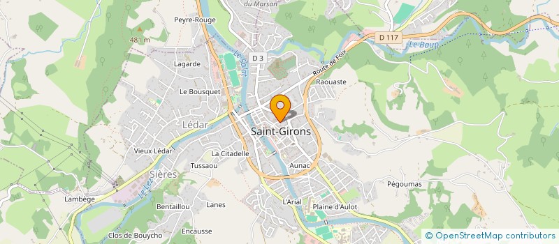 localisation de l'entreprise OMANI à SAINT-GIRONS