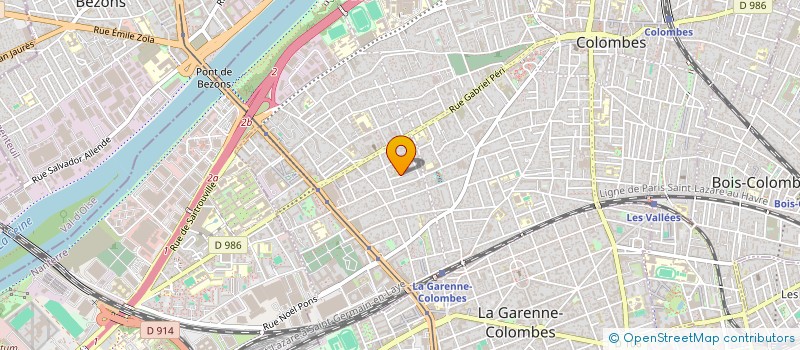 localisation de l'entreprise OMANOS  COLOMBES