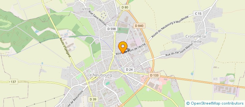 localisation de l'entreprise OMAOMAE  LE NEUBOURG