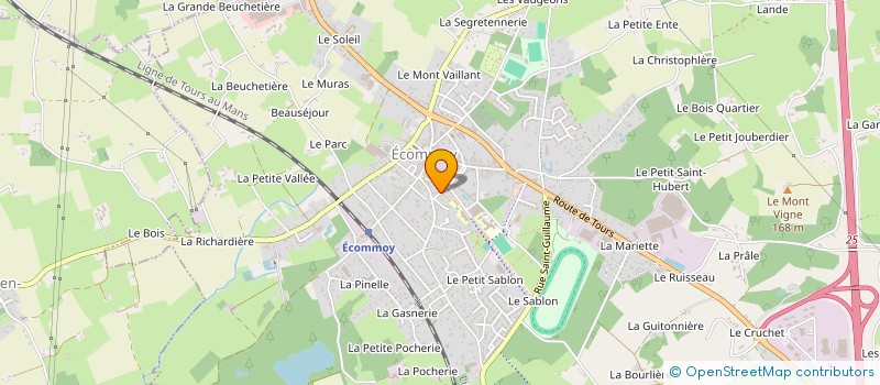localisation de l'entreprise OMAP  ECOMMOY