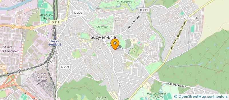 localisation de l'entreprise OMAP'ART à SUCY-EN-BRIE