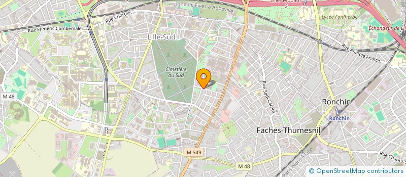 localisation de l'entreprise OMAR 59 à LILLE