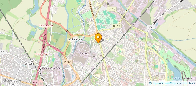 localisation de l'entreprise OMAR à CHALON-SUR-SAONE