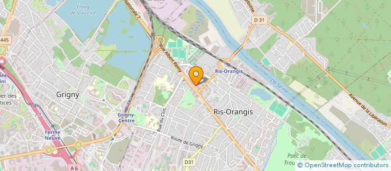 localisation de l'entreprise OMAR  RIS-ORANGIS